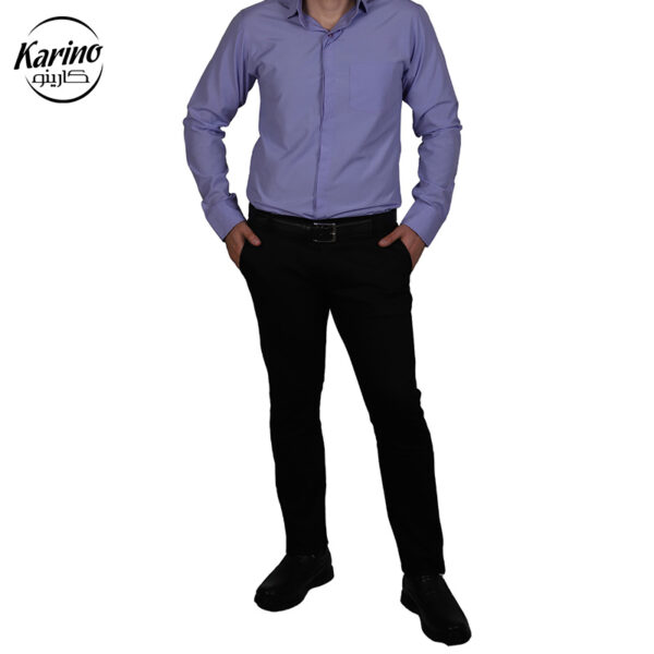 لباس سالن کار مردانه مشکی یاسی (3)