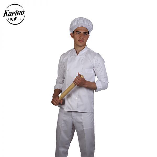 لباس سرآشپز مردانه سفید
