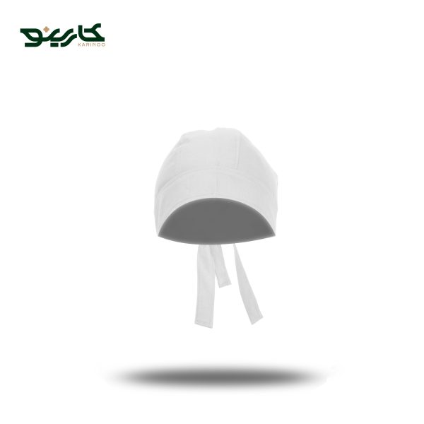 کلاه آشپزی مدل ترکی رنگ سفید