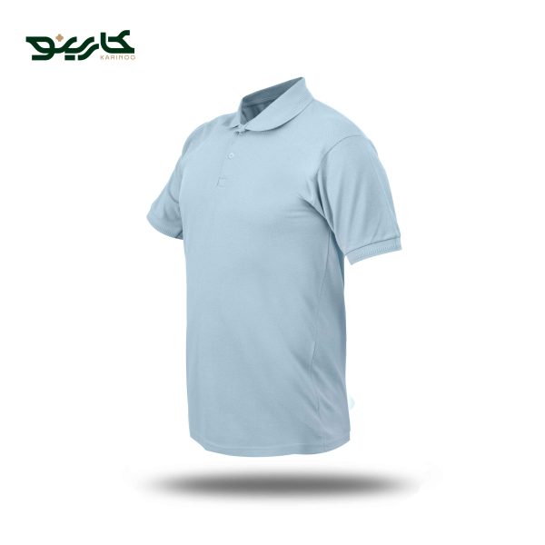 تیشرت یقه دار مردانه جودون رنگ آبی آسمانی