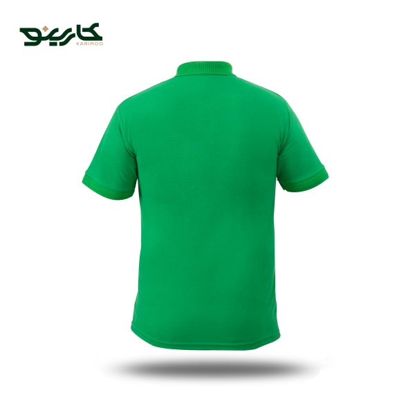 تیشرت یقه دار مردانه جودون رنگ سبز