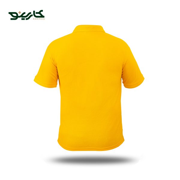 تیشرت یقه دار مردانه جودون رنگ زرد