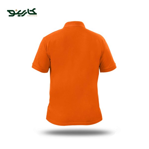 تیشرت یقه دار مردانه جودون رنگ نارنجی
