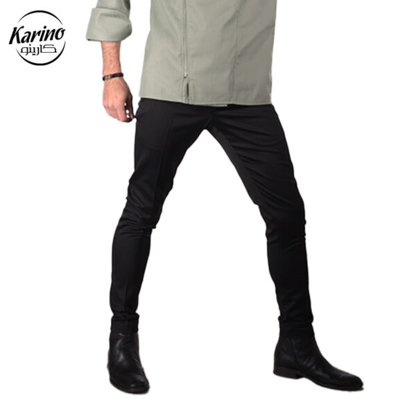 لباس سرآشپز مردانه ست سبز و مشکی (4)