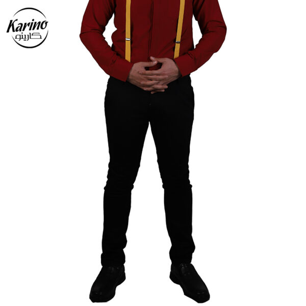 ست لباس سالن کار زرشکی و مشکی (3)