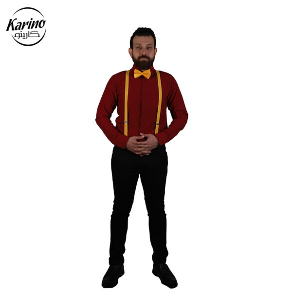 ست لباس سالن کار زرشکی و مشکی