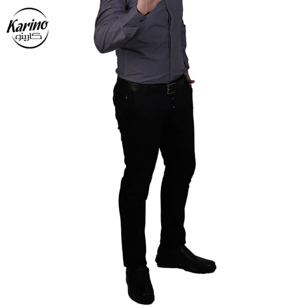 لباس سالن کار ست طوسی و مشکی (3)