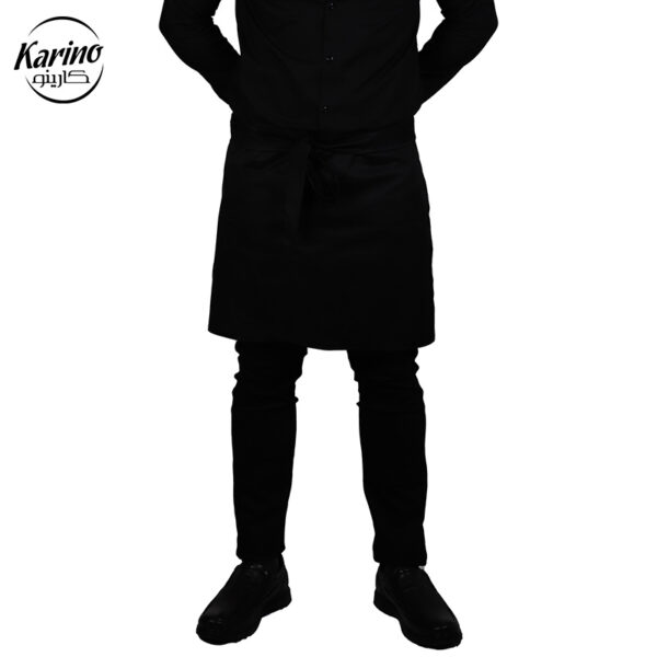 لباس سالن کار ست مشکی + پیشبند (3)