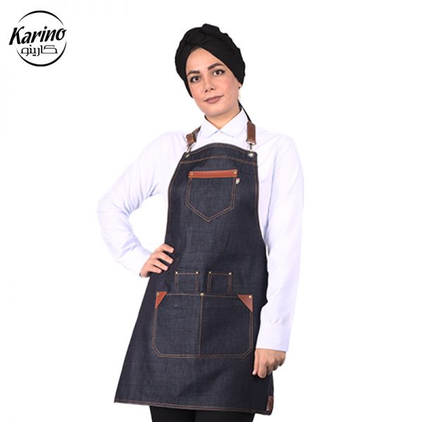 لباس باریستا زنانه + پیشبند طرح جین (3)