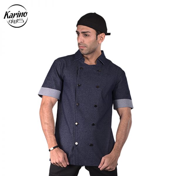 لباس سرآشپز مردانه جین طرح جاسپر (3)