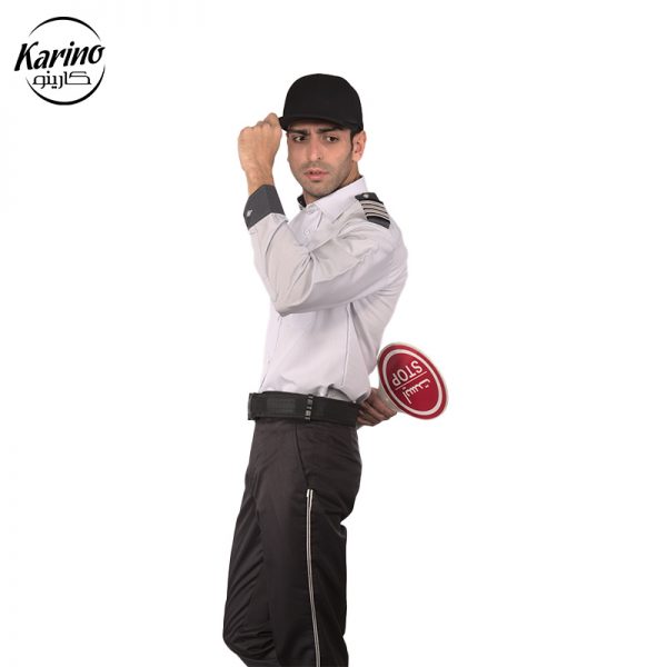 لباس فرم نگهبانی طوسی مشکی کارینو (2)