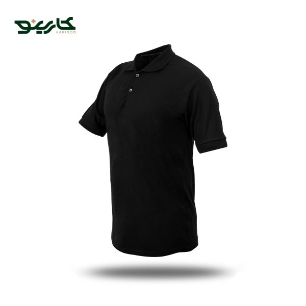 تیشرت یقه دار مردانه جودون رنگ مشکی