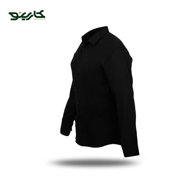 پیراهن مردانه آستین بلند مشکی