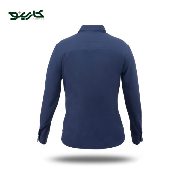 پیراهن مردانه آستین بلند سرمه ای