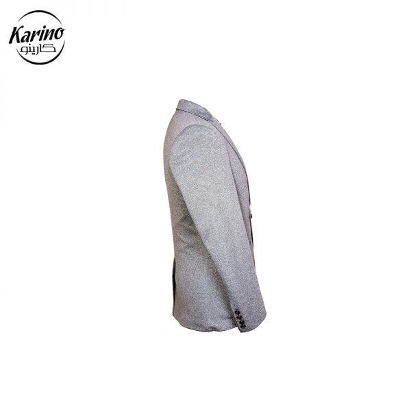 کت تک مردانه رنگ طوسی روشن