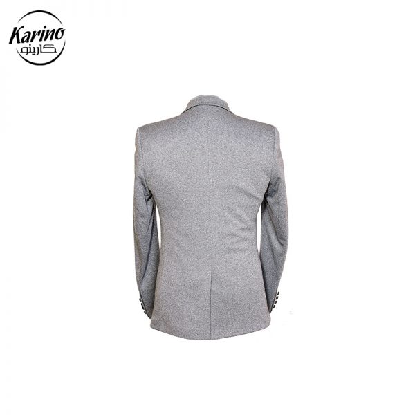 کت تک مردانه رنگ طوسی روشن