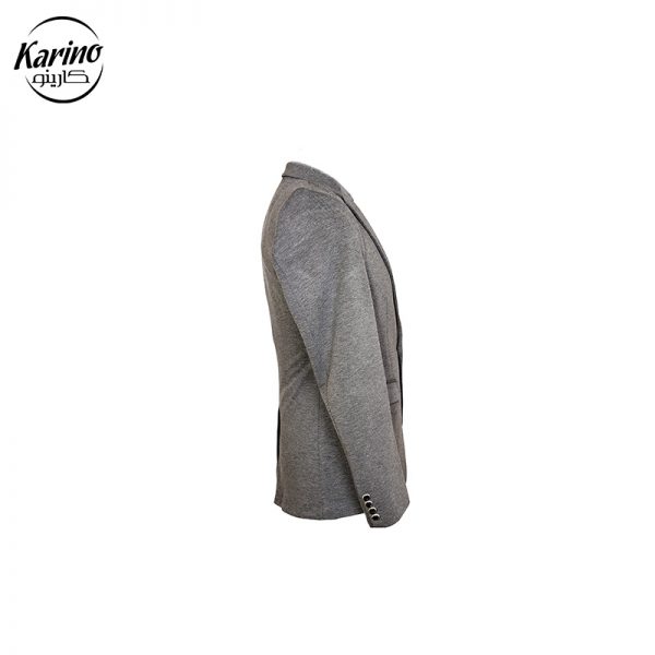 کت تک مردانه رنگ طوسی تیره