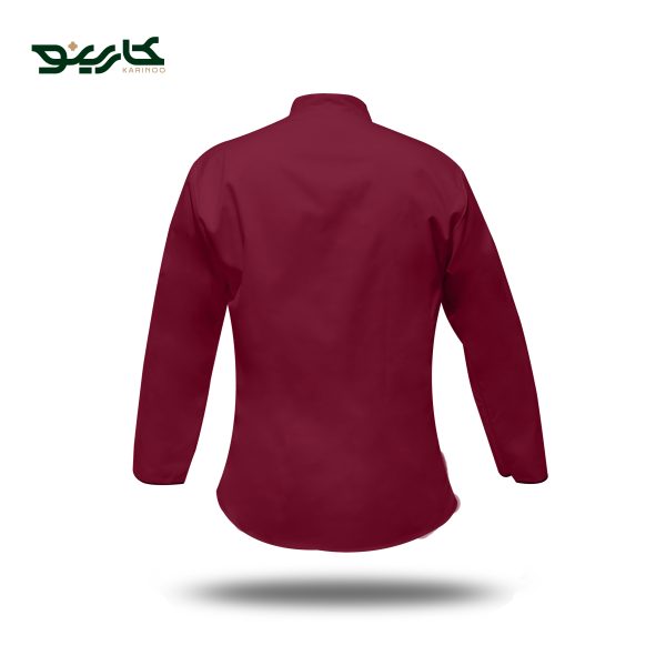 روپوش آشپزی زرشکی مشکی