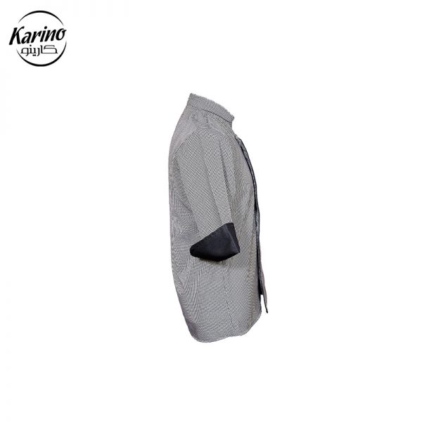 شف کت قاپکدار طوسی مشکی