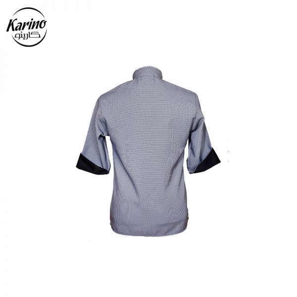 شف کت قاپکدار طوسی مشکی