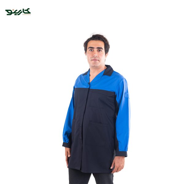 روپوش کارگاهی سرمه ای آبی