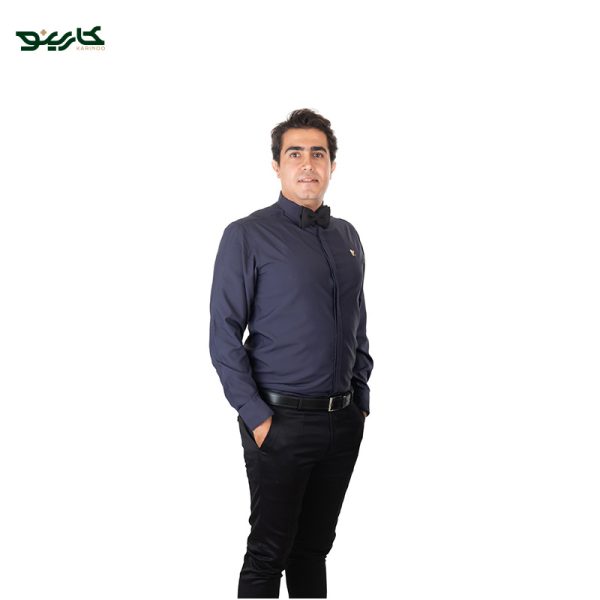 لباس سالن کار مردانه سرمه ای مشکی