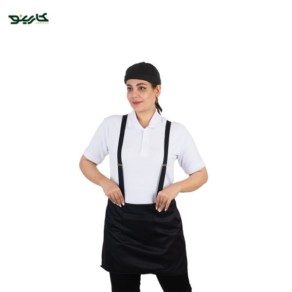 لباس فست فود سفید و مشکی