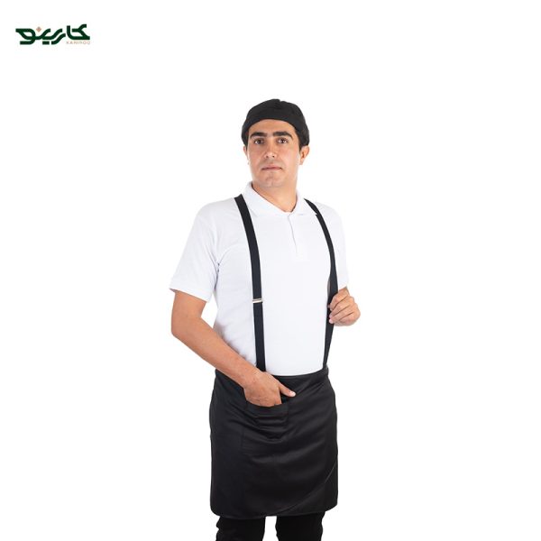 لباس فست فود سفید و مشکی