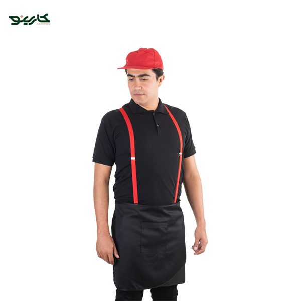 لباس فست فود مشکی و قرمز