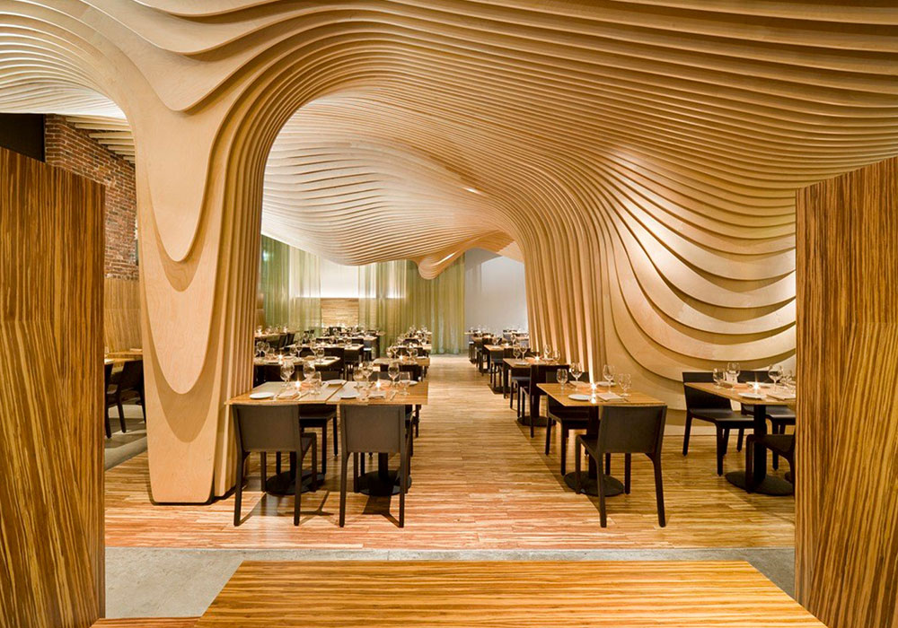 لباس فرم و معماری رستوران