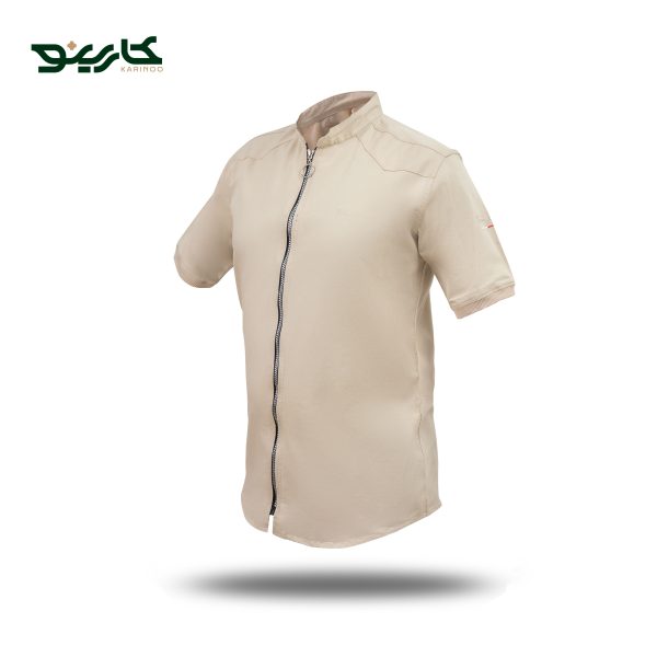 روپوش فست فودی زیپ دار کرم