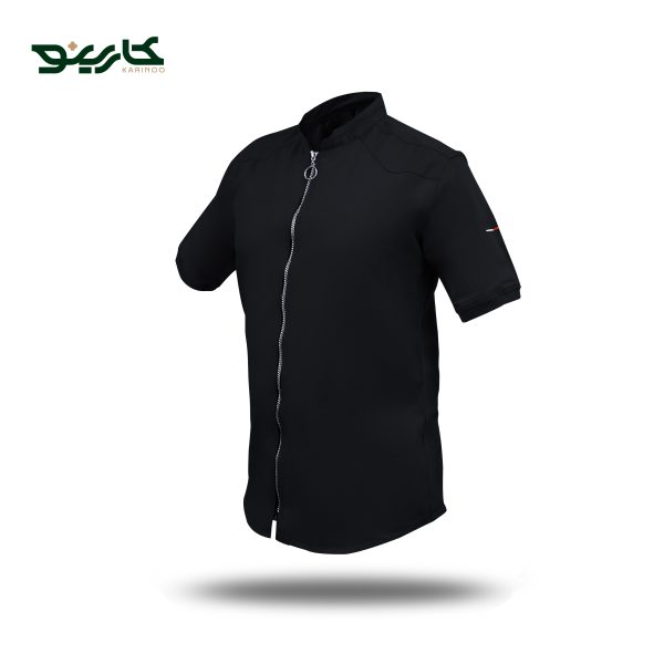 روپوش فست فودی زیپ دار مشکی