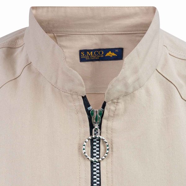 روپوش فست فودی زیپ دار کرم