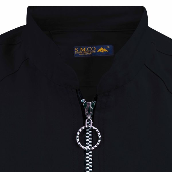 روپوش فست فودی زیپ دار مشکی