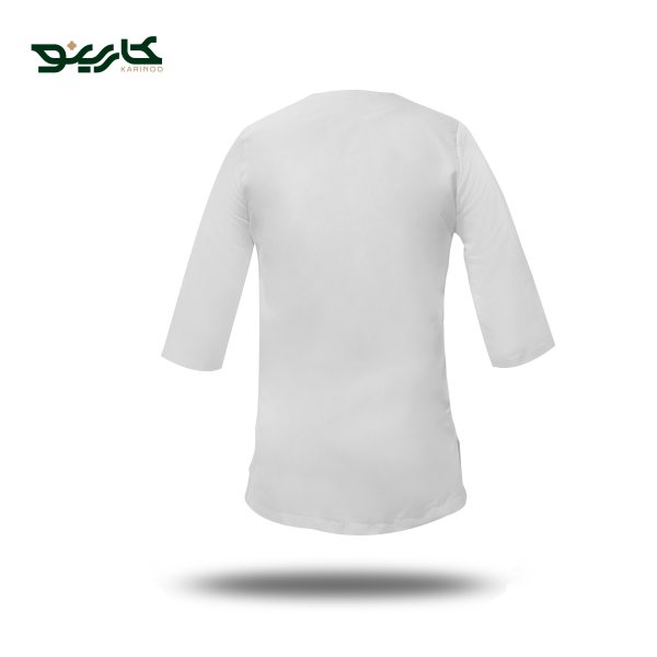 روپوش آشپزی زنانه طوسی استخوانی