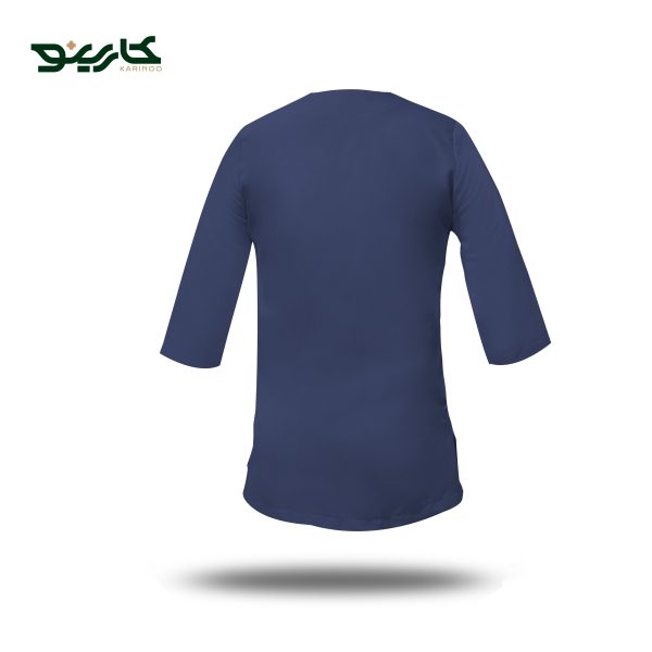 روپوش آشپزی زنانه سرمه ای