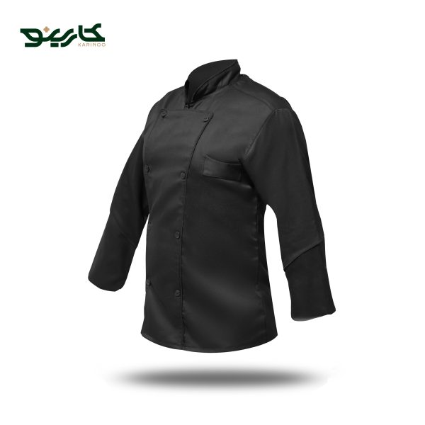 شف کت قاپکدار مشکی