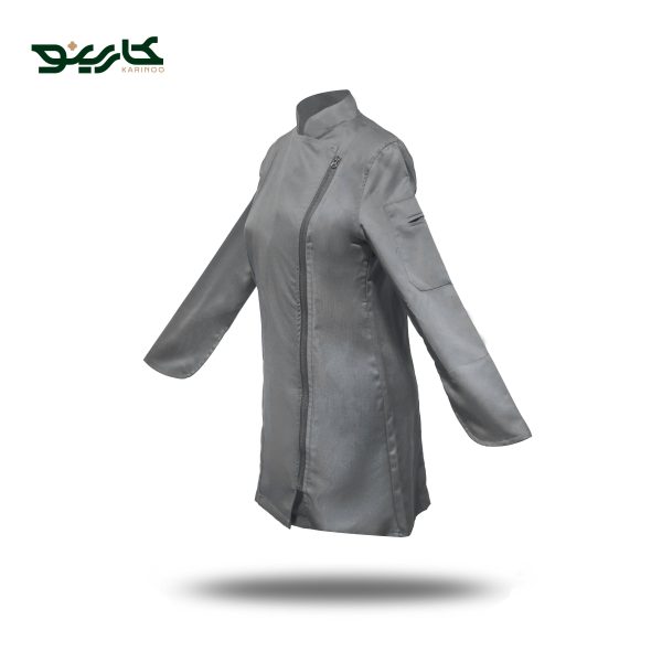 شف کت زنانه طوسی طرح اپال