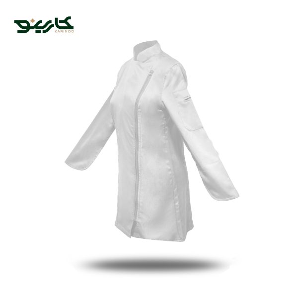 شف کت زنانه سفید طرح اپال