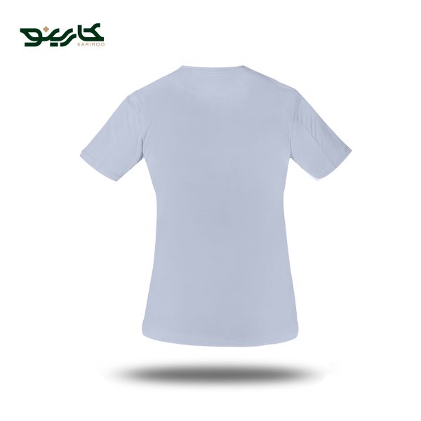 تیشرت یقه گرد طوسی