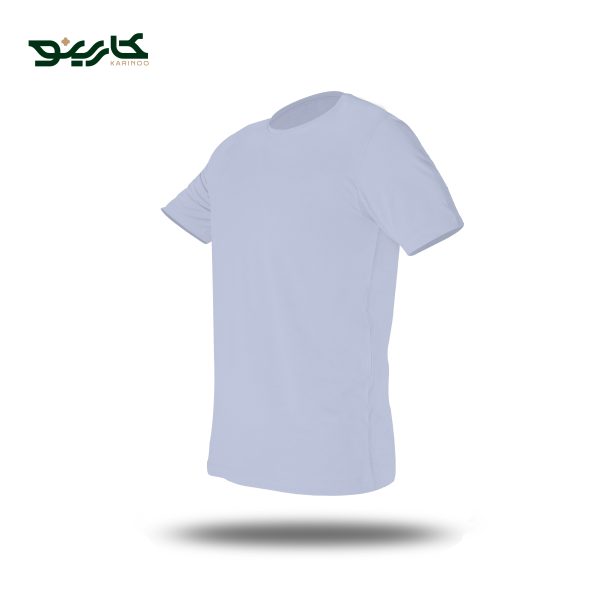 تیشرت یقه گرد طوسی