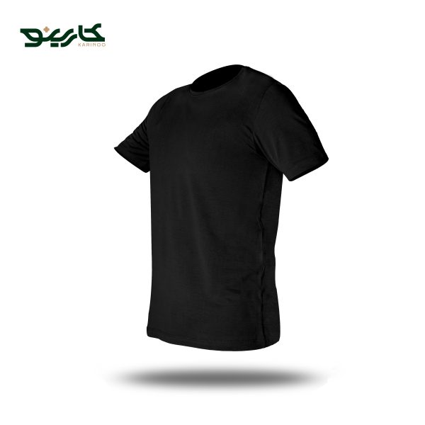 تیشرت یقه گرد مشکی