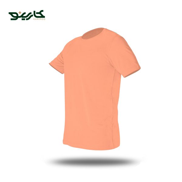 تیشرت یقه گرد گلبهی