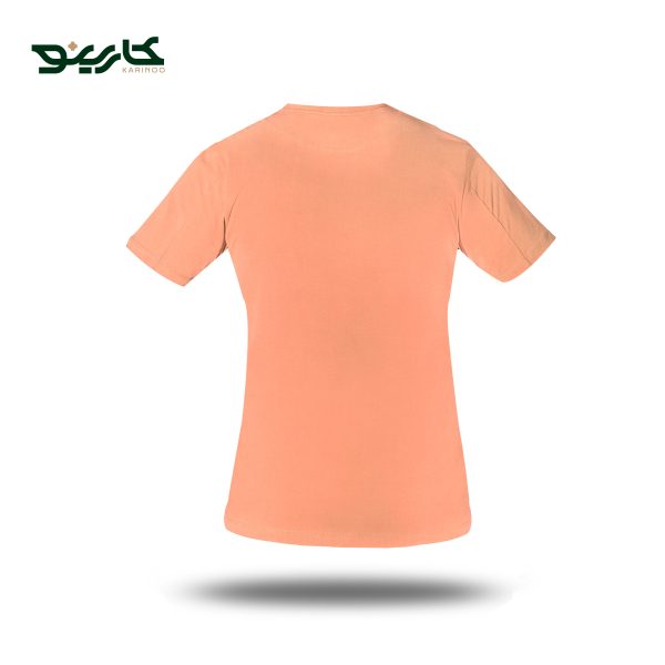 تیشرت یقه گرد گلبهی