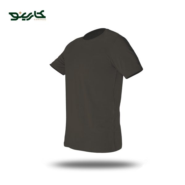 تیشرت یقه گرد سبز یشمی