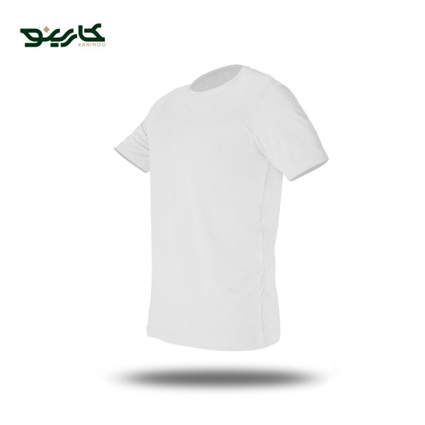 تیشرت یقه گرد سفید