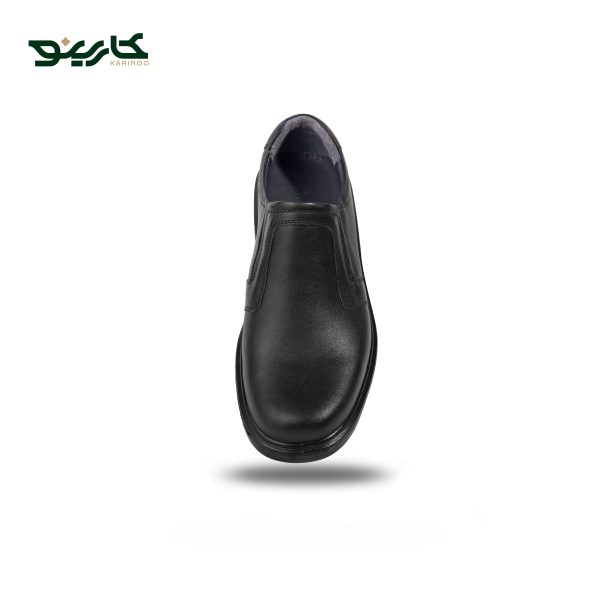 کفش مردانه چرمی مشکی مدل فدرال