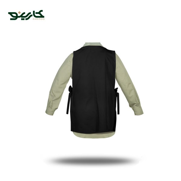 شومیز زنانه سبز ساده و کاور کت