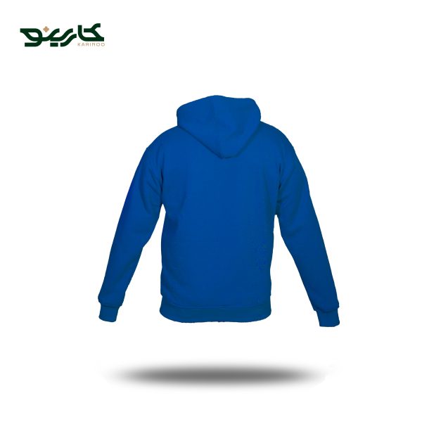 هودی آبی کاربنی ساده با کیفیت