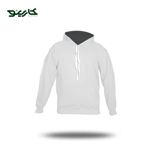 هودی سفید ساده